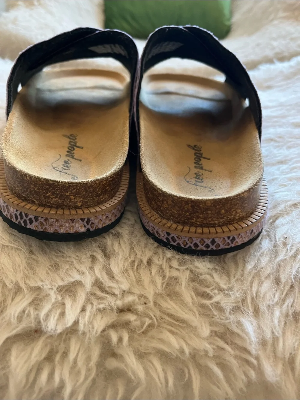 Free People Sidelines Footbed Sandals in Sz 39